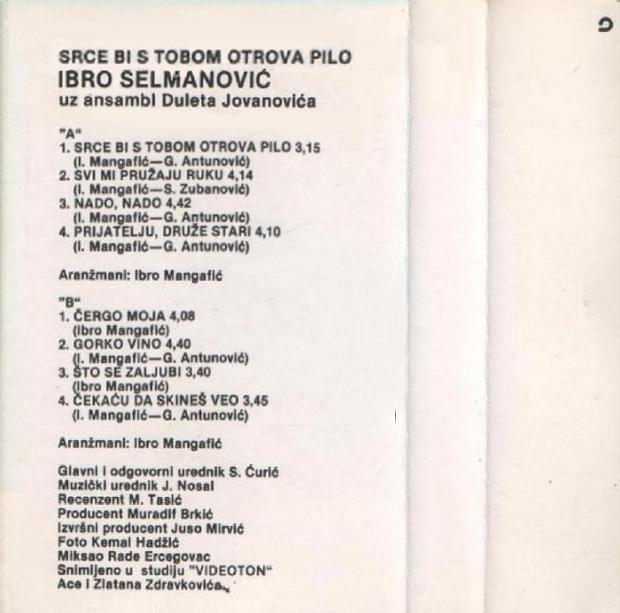 Ibro Selmanovic 1987 Zadnja