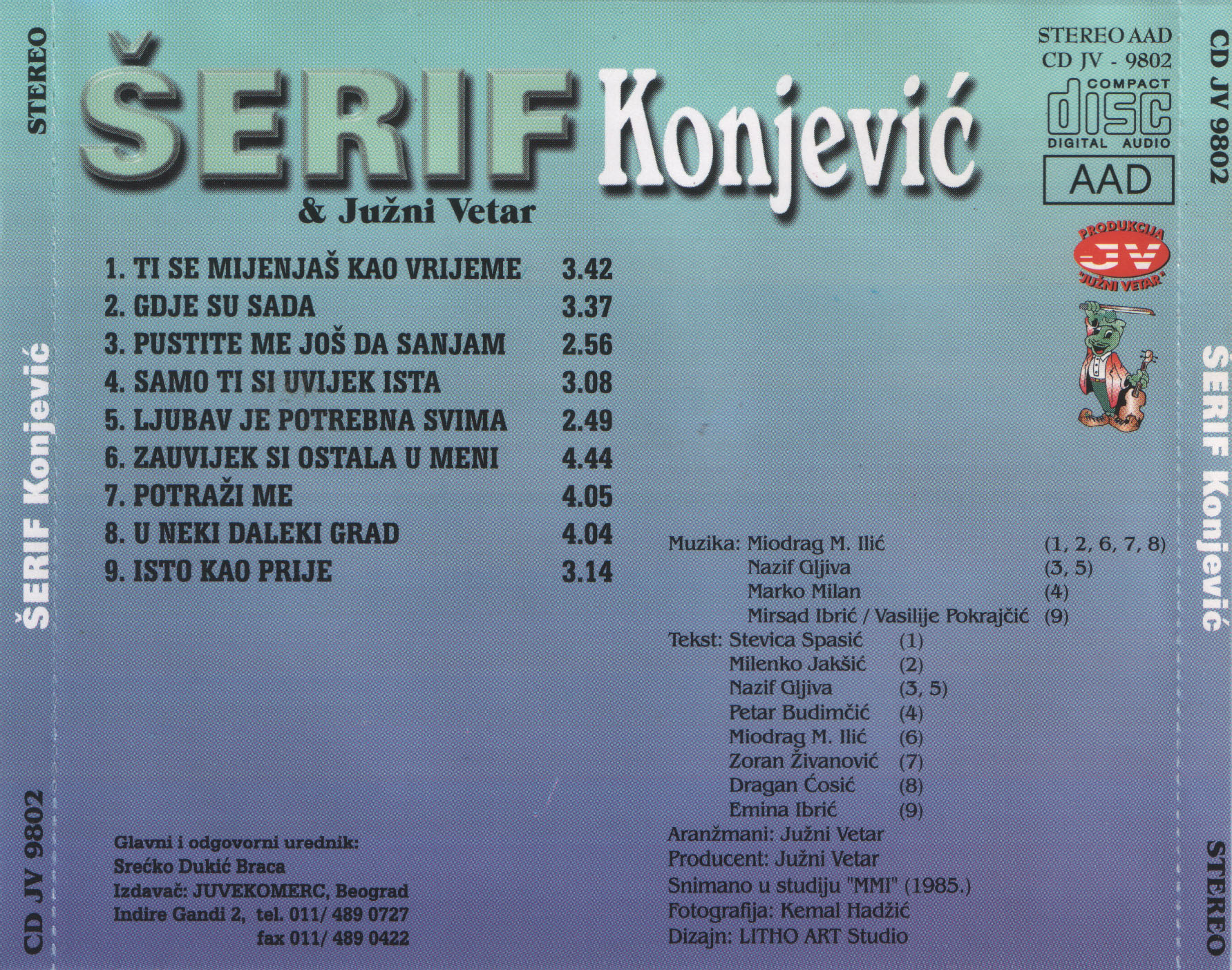 Serif Konjevic 1985 Zadnja