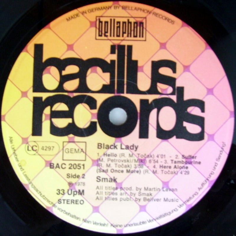 Smak 1978 Black Lady vinil 2