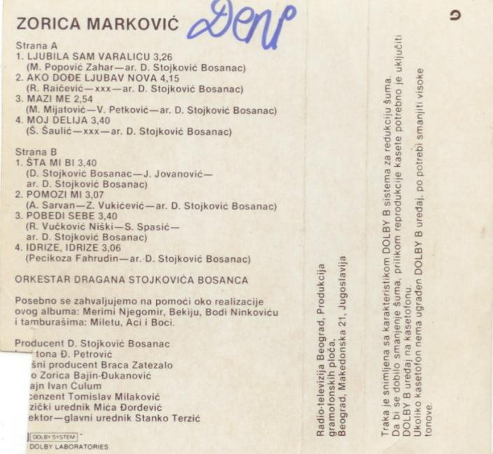 Zorica Markovic b