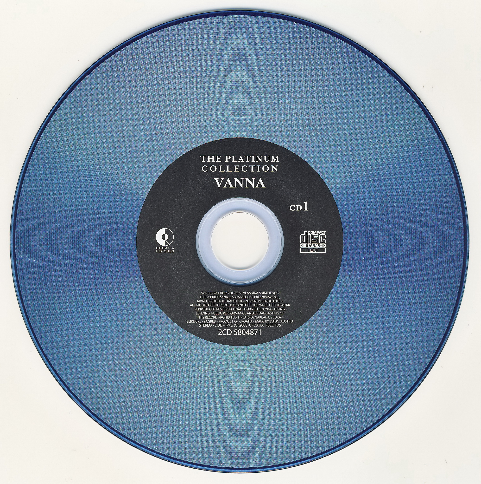 Vanna The Platinum collection 2008 cd 1