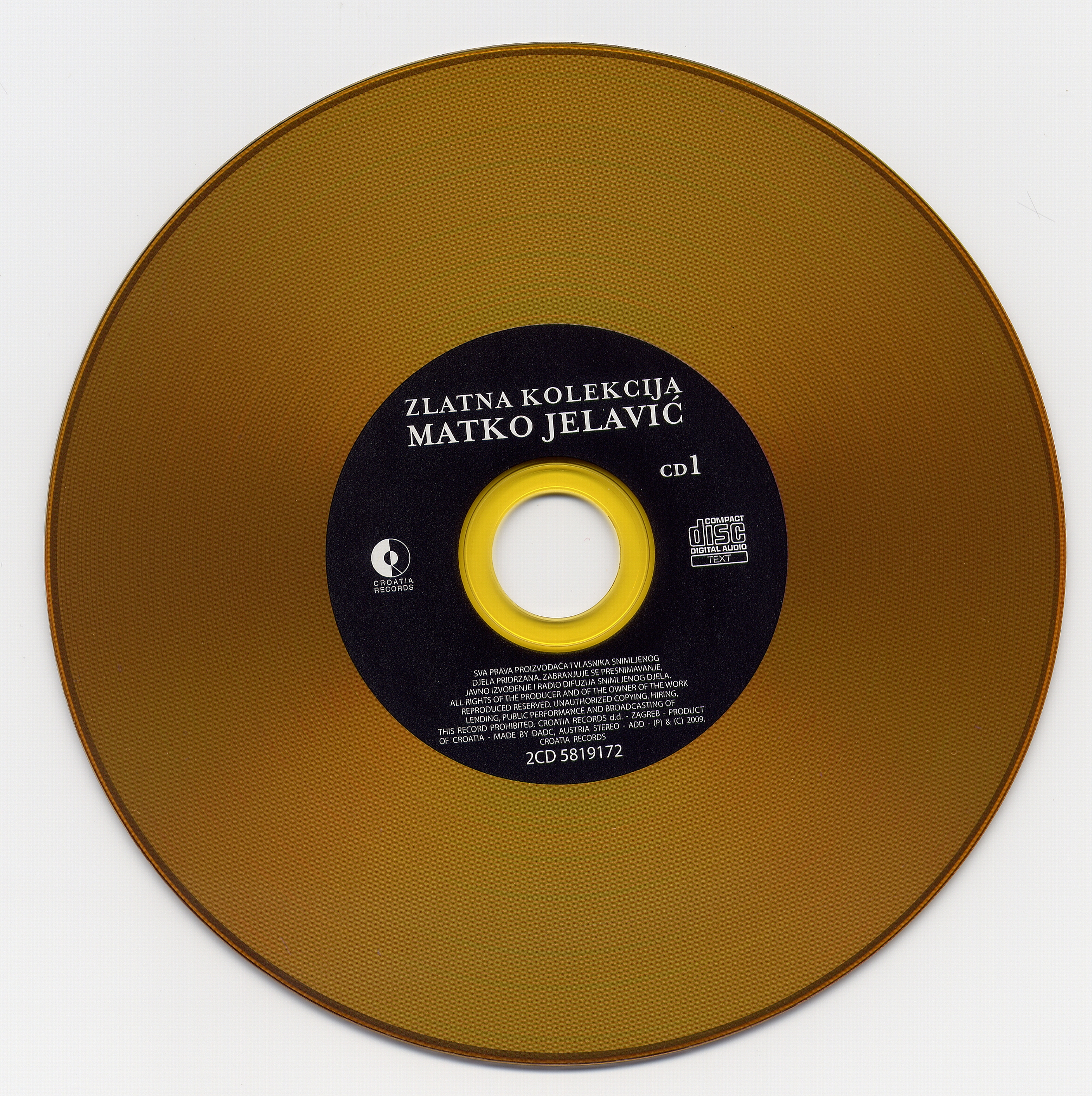 Matko Jelavic Zlatna kolekcija 2009 cd 1