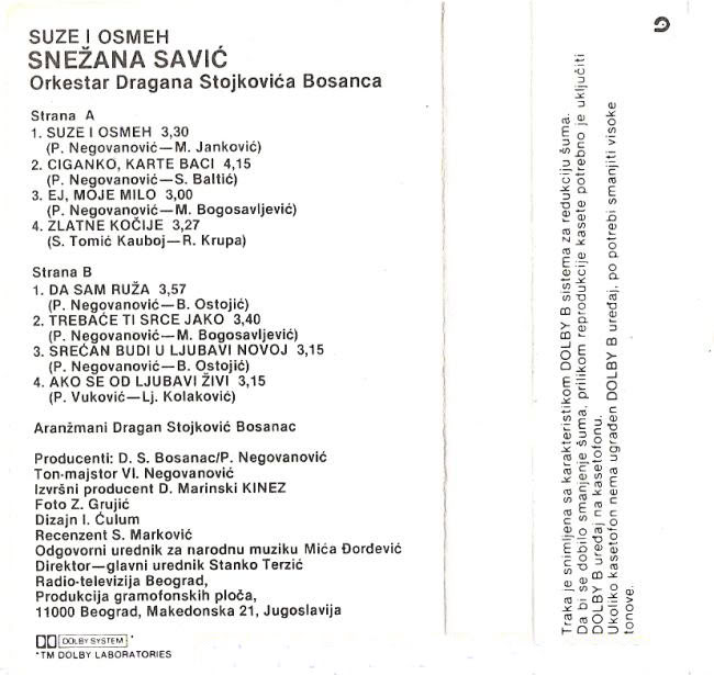 Snezana Savic 1992 Suzeiosmeh Zadnja