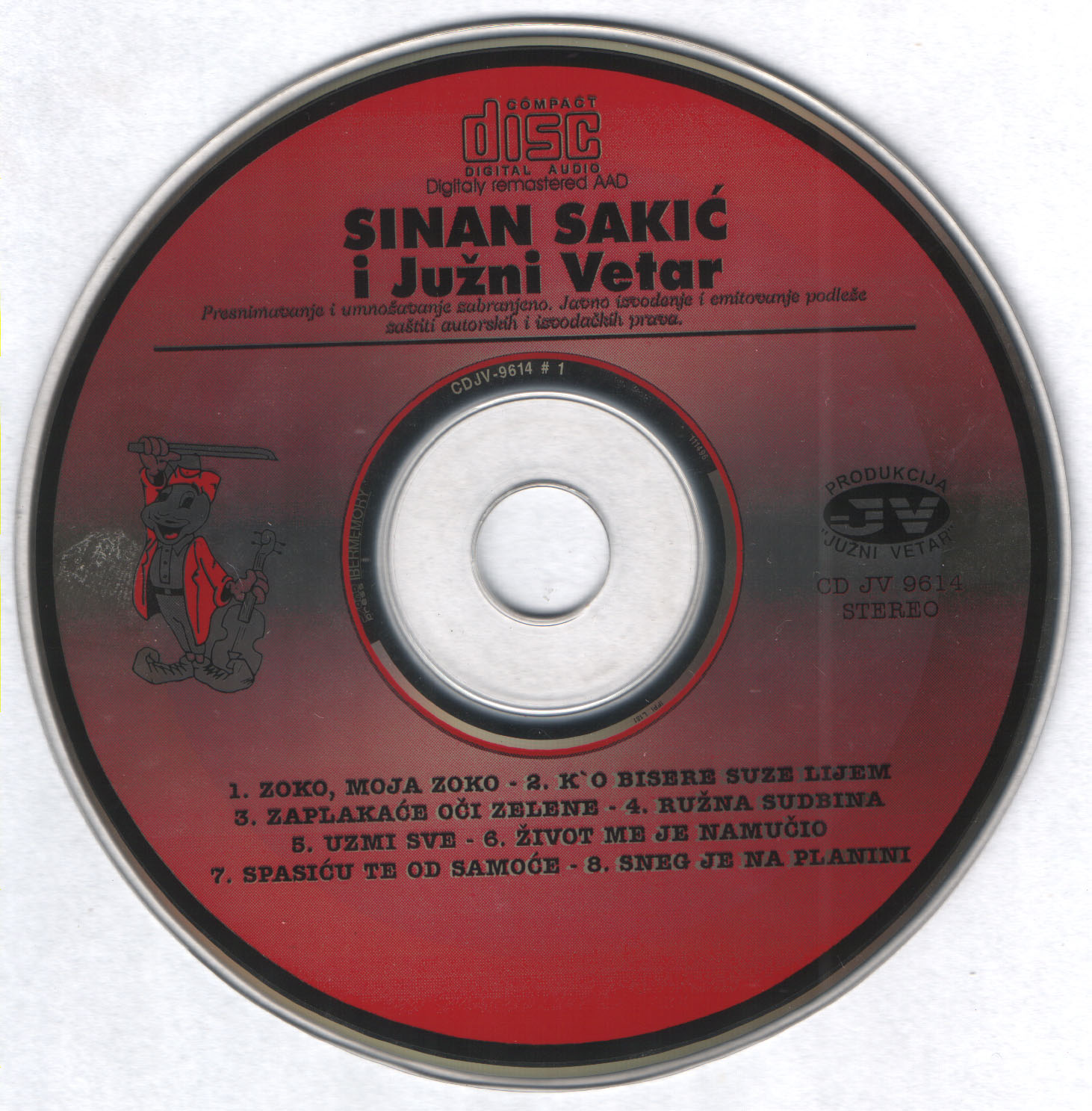 Sinan Sakic 1996 Cd