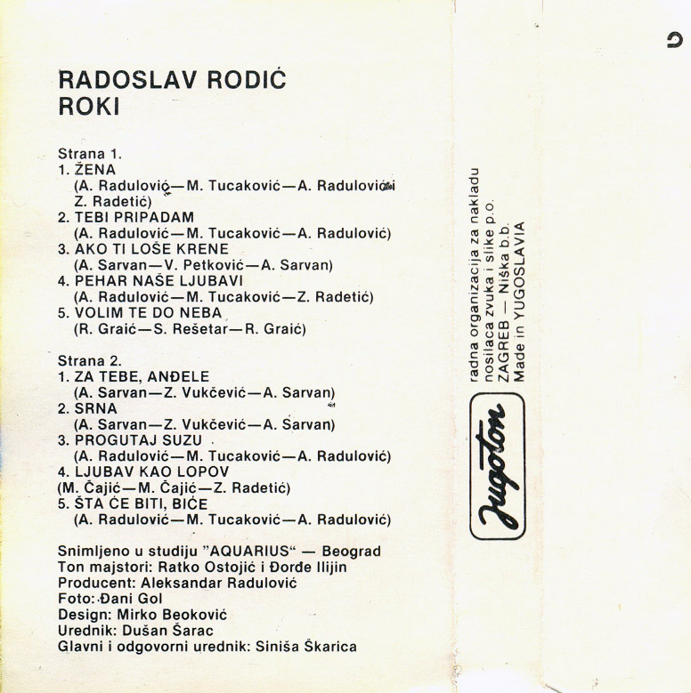 Radoslav Rodic Roki 1987 unutrasnja