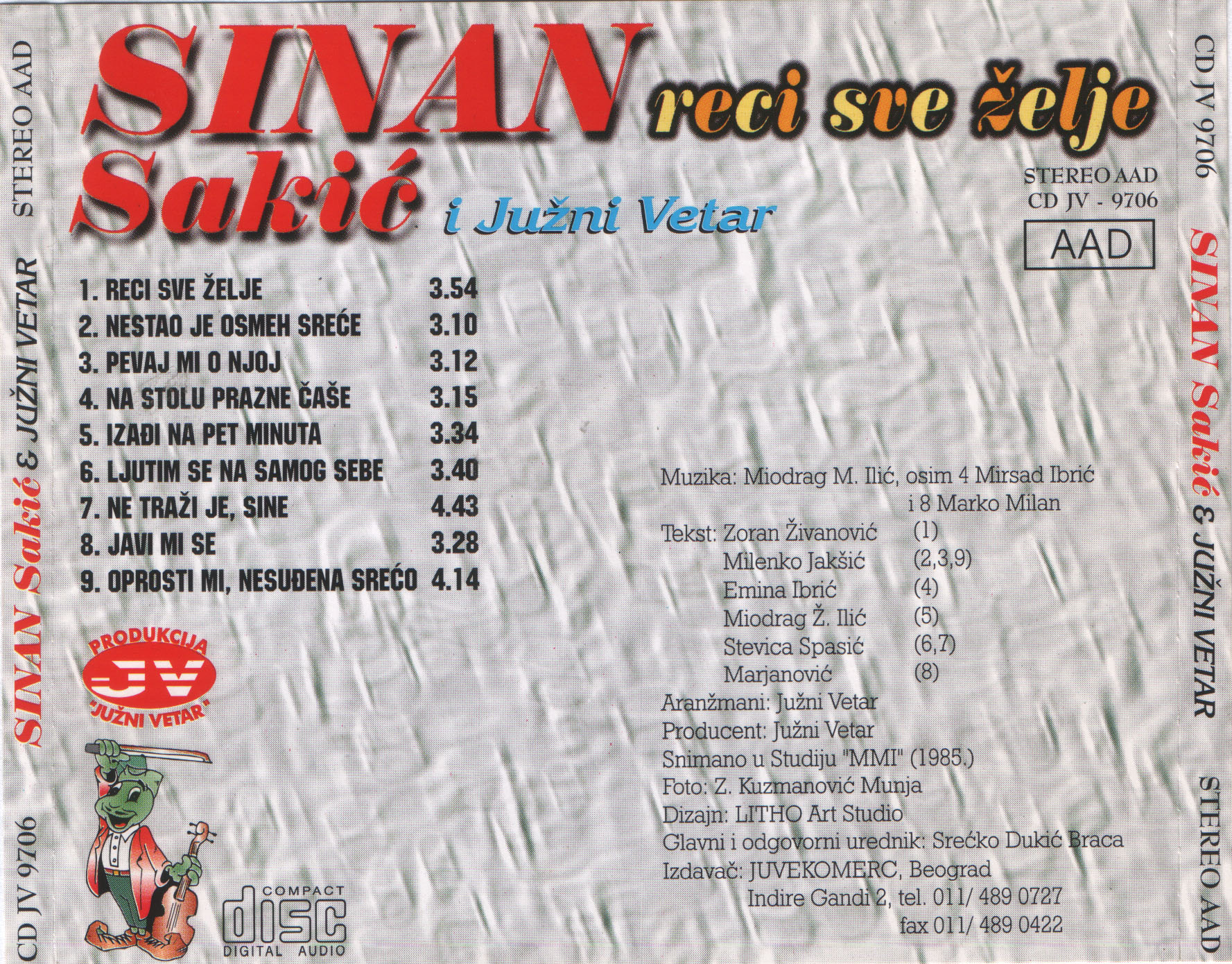Sinan Sakic 1985 Zadnja