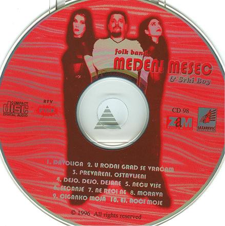 Medeni Mesec 1996 cd