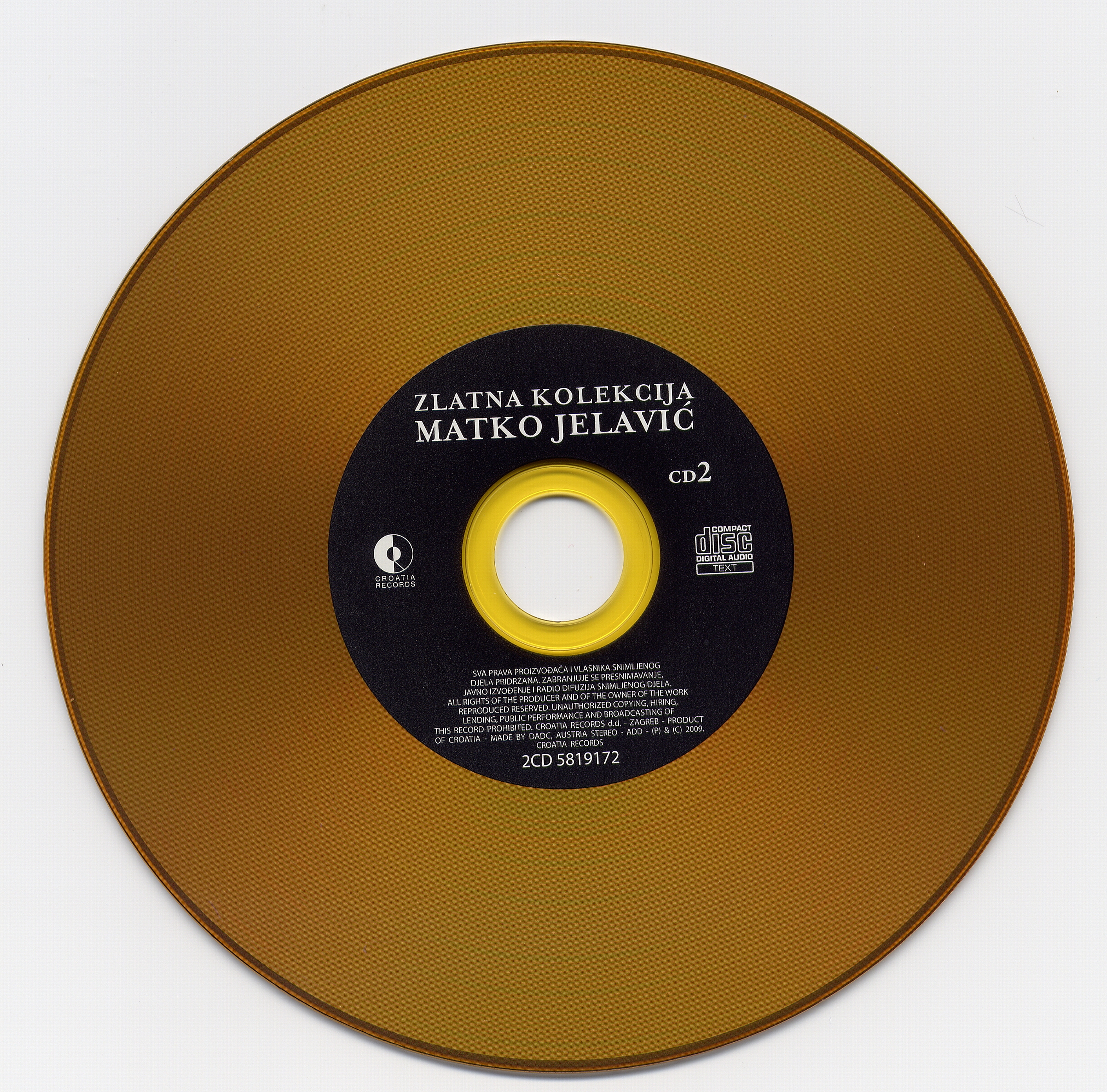 Matko Jelavic Zlatna kolekcija 2009 cd 2