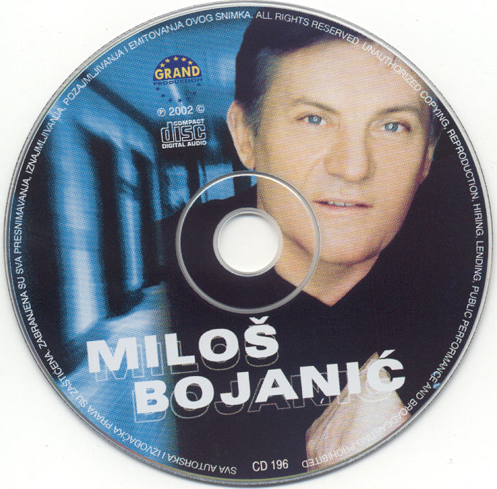 Milos Bojanic 2002 cd