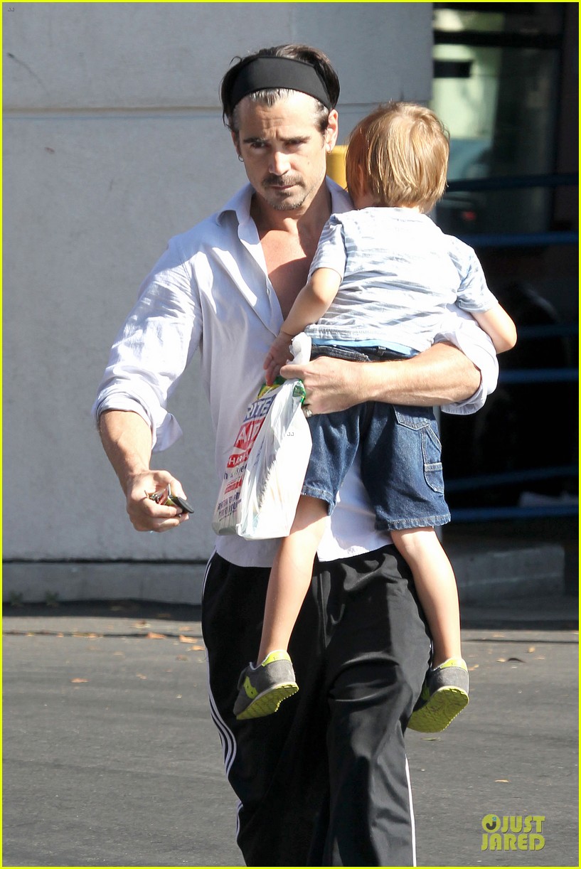 colin farrell rite aid snacks with henry 11