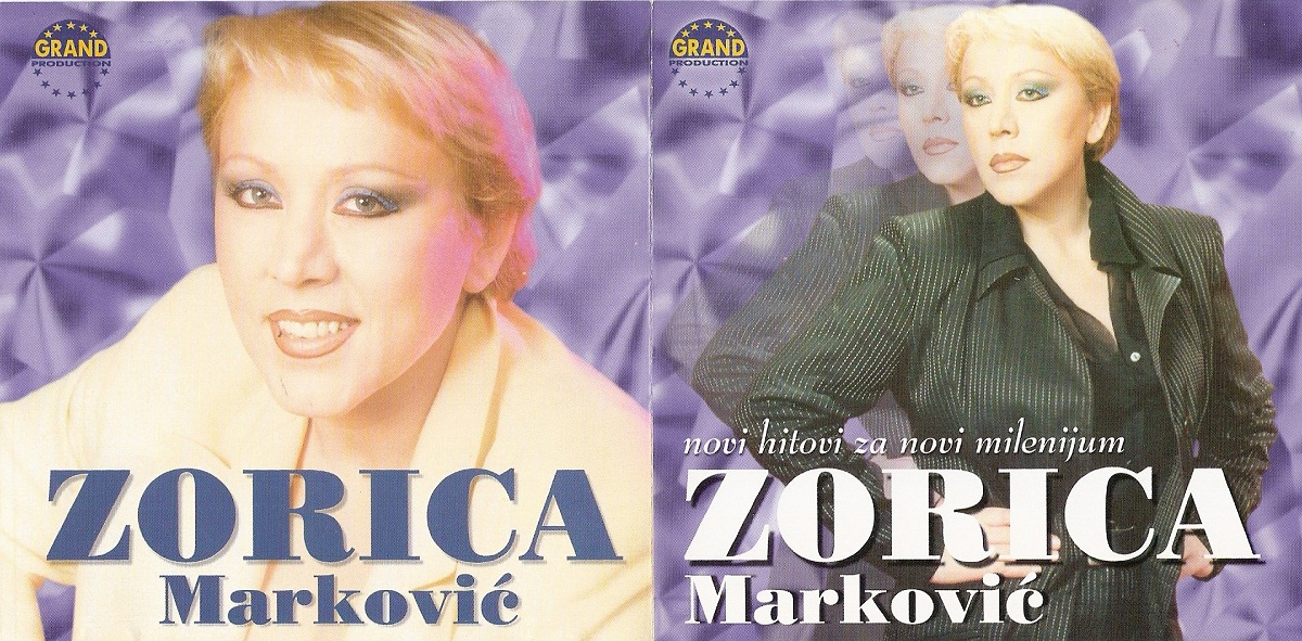 Zorica Markovic 2001 CD prednja