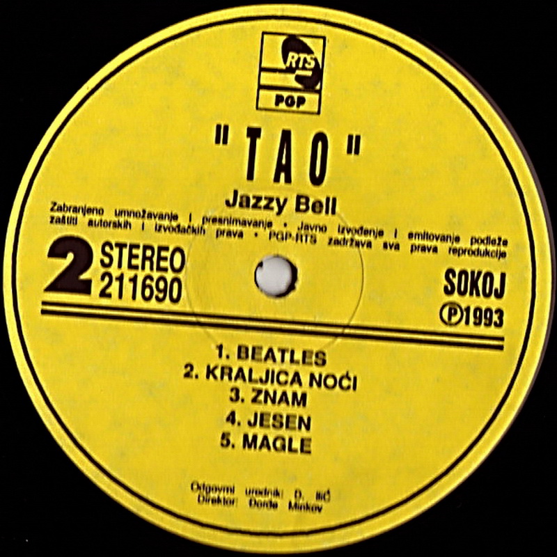Jazzy Bell 1993 Tao vinil 2